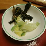 湯宿 だいいち - 行者ニンニクの醤油漬け