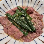 吟醸マグロ - ・鶏の生レバニラ@760
