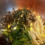 亀楽 - ビビンバ（大盛り）