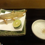 はらまさ - 本シシャモ唐揚と山椒塩