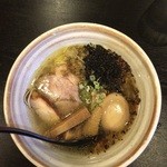 麺場 Voyage - 帆立キノコ塩味ラーメン全部のせ