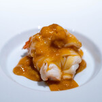 レストラン オオツ - 2025.9 常陸乃国いせ海老 うにと海老味噌のソース