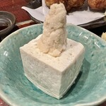 炭おやじ - 山わさび冷奴