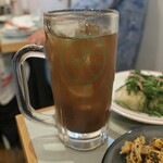 大衆ギョーザスタンドウーロン - ・森の園のほうじ茶