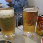 大衆ギョーザスタンドウーロン - ・柚子エール、台湾ビール マンゴー