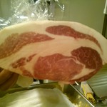 とんかつ いわい - 見てください、この見事な黒豚ロース！