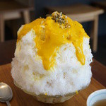 たいやきや ゆいのかき氷 - かぼちゃ（北海道・760円）
