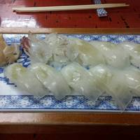 河太郎 中洲本店 - イカにぎり(クリスタル？だったかな)