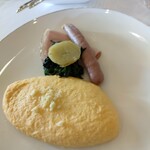 レストラン カスケード - スパニッシュオムレツ （プレーン、チーズ、ハム、ほうれん草、マッシュルーム、全部入り）