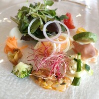 レストラン カスケード - サラダブレックファストのメインプレート