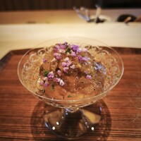 室町 唯 - 愛媛赤ウニとアワビ