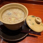 花月 - ◉ 強肴①
      　蟹の茶碗蒸し
      　☘️ 優しい出汁と蟹の甘みが絶妙に調和した
      　　極上の茶碗蒸しでした♪