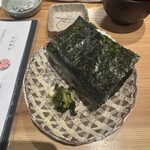 田舎割烹 にし川 - 紅鮭のおにぎり