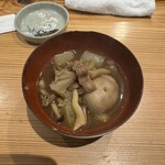 田舎割烹 にし川 - 芋煮(山形名物三品セット)