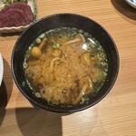田舎割烹 にし川 - おみそ汁(ご飯セット)
