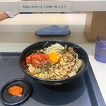 名代 富士そば - 料理写真:冷し月見うま肉そば