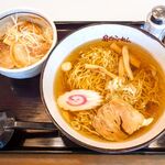 とんかつ いなば和幸飛騨高山らーめん - 料理写真:ちゃうしゅう丼セット（醤油）