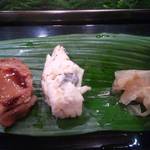 量平寿司 - 穴子、塩とたれ