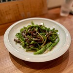 茶虎飯店 - 青椒肉絲　肉は鹿肉