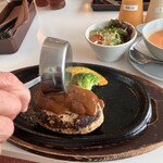 くまもと中央カントリークラブ - 国産牛ハンバーグ