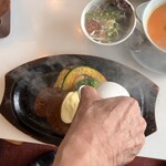 くまもと中央カントリークラブ - 国産牛ハンバーグ