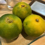 小料理 椿 - デザートは早生みかん