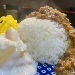 ヌードル＆スパイスカレー 今日の1番 - 和風キーマ　ご飯側