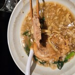ら～麺 瑞藤 - チャーシューが分厚いです