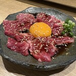 焼肉横山 - ハラミユッケ