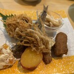 小料理 椿 - 先付。秋が一番かナ。ヤッパシ