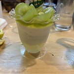 シャトレーゼ - 料理写真:山梨県産シャインマスカットのフルーツパフェ