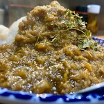 ヌードル＆スパイスカレー 今日の1番 - 和風キーマ　横から