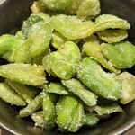 酒場らいと - ちょいとそら豆 ガーリック塩