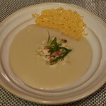 Azure Restaurant - アズーア(ヤシの新芽の冷製ポタージュスープ)
