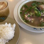 ASAHI GRILL - ASAHI GRILLワード店(オックステールスープ、ライス)