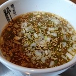 麺's食堂 粋蓮 - 煮干し塩つけ麺：つけ汁