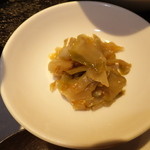 中華厨房あんにん - 麻婆豆腐定食　１０２０円　ザーサイ　【　２０１４年１０月　】