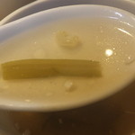 中華厨房あんにん - 麻婆豆腐定食　１０２０円　スープのアップ　【　２０１４年１０月　】