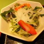 中華厨房あんにん - 麻婆豆腐定食　１０２０円　サラダのアップ　【　２０１４年１０月　】