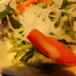 中華厨房あんにん - 麻婆豆腐定食　１０２０円　サラダのアップ　【　２０１４年１０月　】