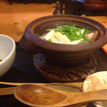 そば処 赤星 - 湯豆腐