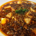 中華厨房あんにん - 麻婆豆腐定食　１０２０円　麻婆豆腐のアップ　【　２０１４年１０月　】