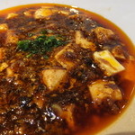 中華厨房あんにん - 麻婆豆腐定食　１０２０円　麻婆豆腐のアップ　【　２０１４年１０月　】