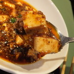 中華厨房あんにん - 麻婆豆腐定食　１０２０円　麻婆豆腐のアップ　【　２０１４年１０月　】