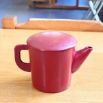 やぶ善 - 途中で提供してくれる "蕎麦湯"。