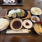 なか田 - ジャンボハンバーグ（おろしポン酢）1,700円