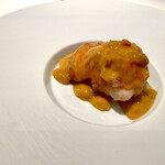 レストラン オオツ - ■常陸国いせ海老 うにと海老味噌のソース