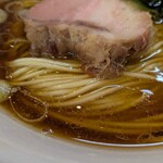 煮干中華ソバ イチカワ - 味玉付き煮干ソバ