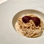 レストラン オオツ - ■茨城町産栗のモンブラン 栗のスープメレンゲアーモンドブランマンジェ マロングラッセ