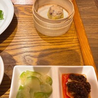 正宗広東私房菜サワダ 梅田エスト店 - 焼売、青搾菜、よだれ鶏